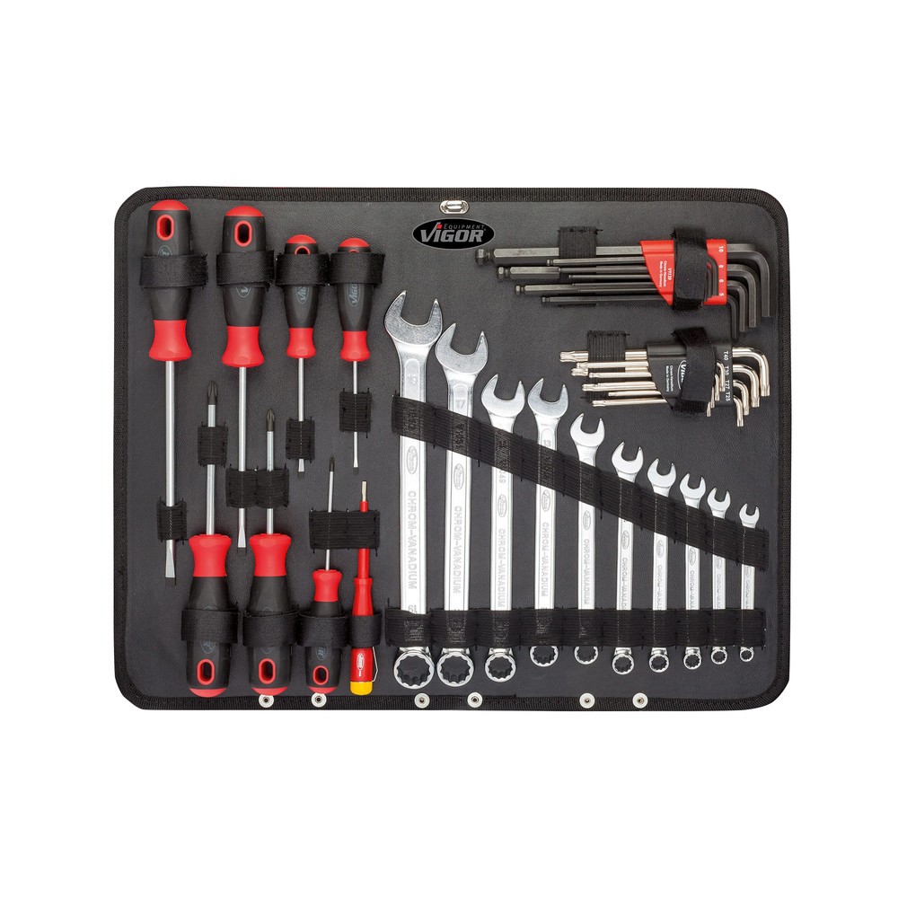 N° de l'image du produit 4 : Mallette à outils universelle VIGOR®, 143 pièces