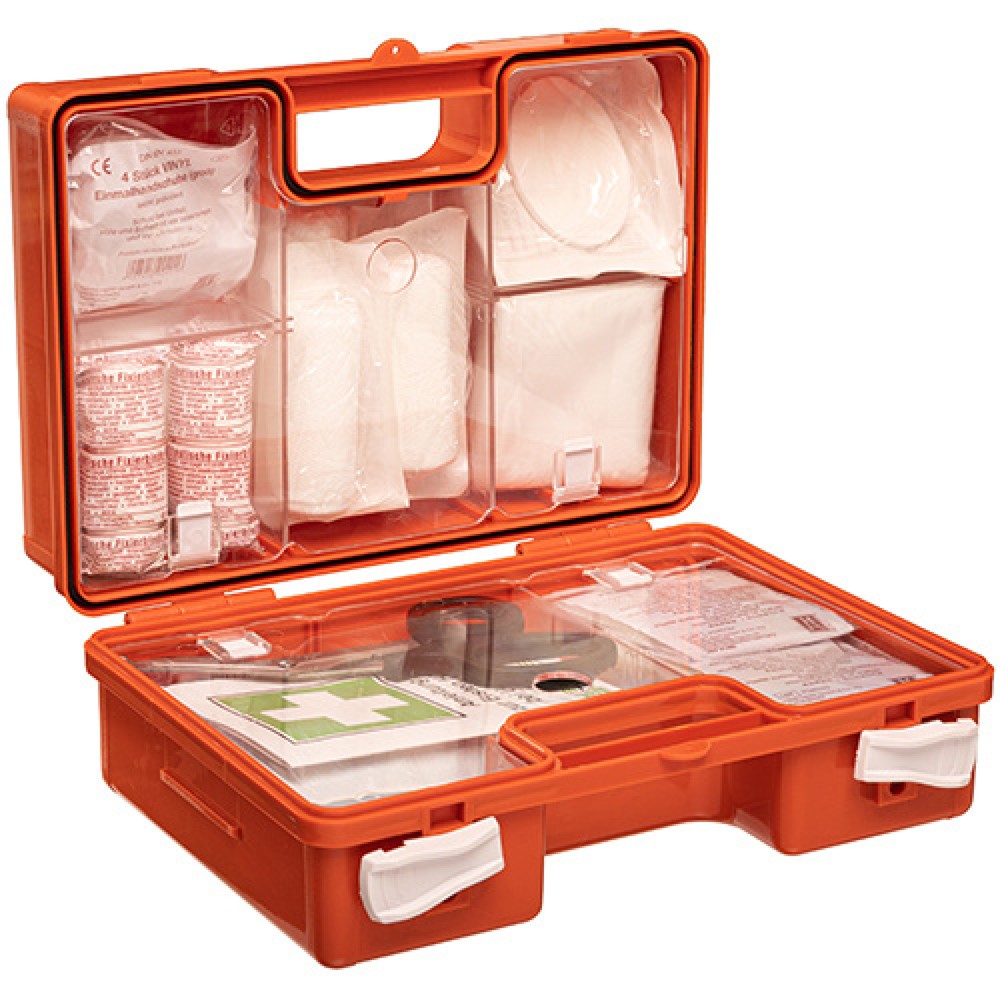 Illustration du produit: Mallette de premiers secours B-Safety STANDARD, avec remplissage ÖNORM Z 1020-1