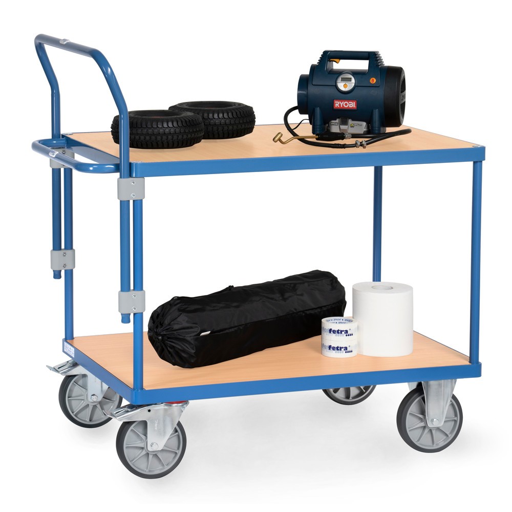 Número de imagen del producto 2: fetra® Trolley de mesa y montaje manillar de empuje ajustable en altura 605mm de ancho
