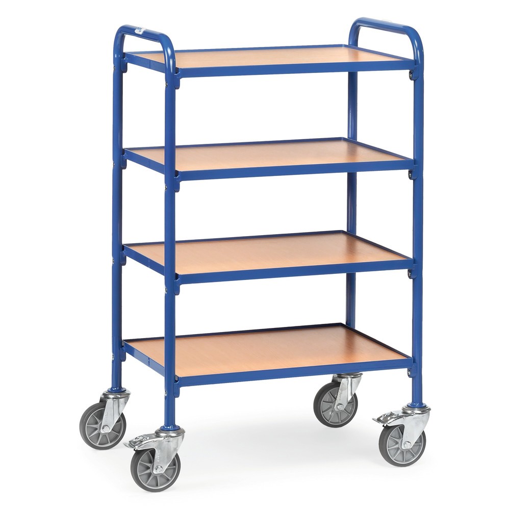 Obrázek produktu: Manipulační vozík fetra® pro skladovací boxy, policové desky à 630 x 470 mm