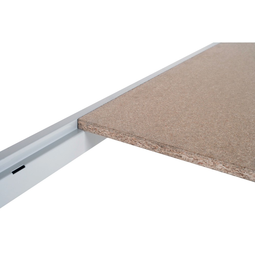 Imagen del producto: ManOrga Balda para estantería ancha, con tableros de aglomerado, gris grafito / gris luminoso, ANxFO 1.250 x 600 mm