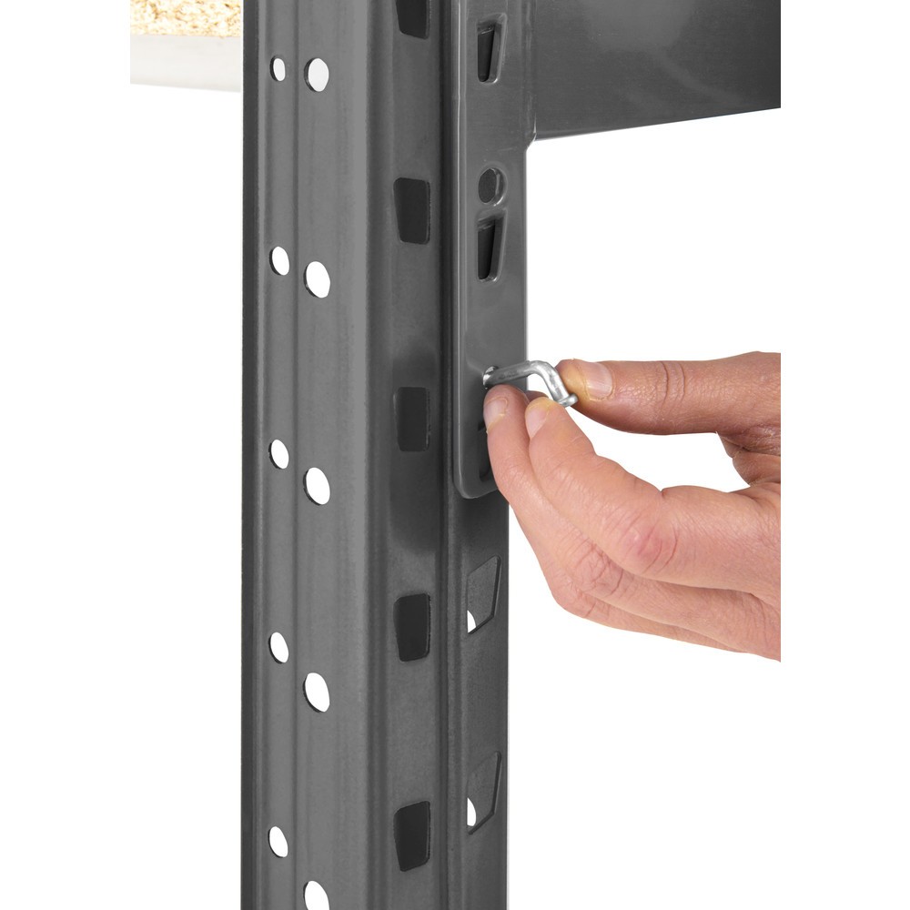 Número de imagen del producto 4: Estantería ancha ManOrga, con balda de paneles de acero, módulo inicial, carga por estante 710 kg, 3.000 x 2.250 x 600 mm (alto x ancho x fondo)