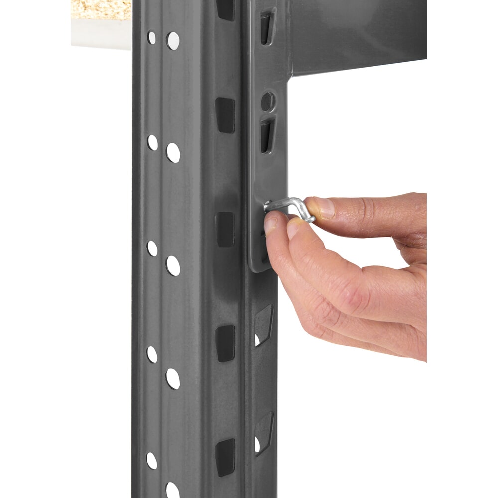 Número de imagen del producto 2: ManOrga Estantería ancha, con baldas de paneles de acero, módulo adicional, ALxANxFO 3.000 x 1.800 x 600 mm