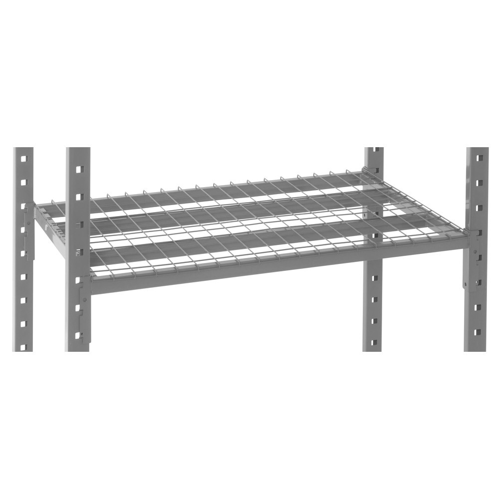 Número de imagen del producto 3: ManOrga Estantería de cargas pequeñas, módulo adicional, con baldas de rejilla, carga por estante 500 kg, ALxANxFO 2.000 x 1.010 x 500 mm