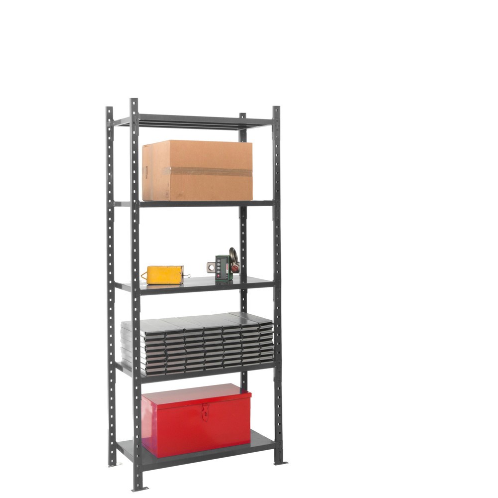 Número de imagen del producto 7: ManOrga Estantería de cargas pequeñas, módulo adicional, con paneles de acero, carga por estante 500 kg, ALxANxFO 2.500 x 1.010 x 600 mm