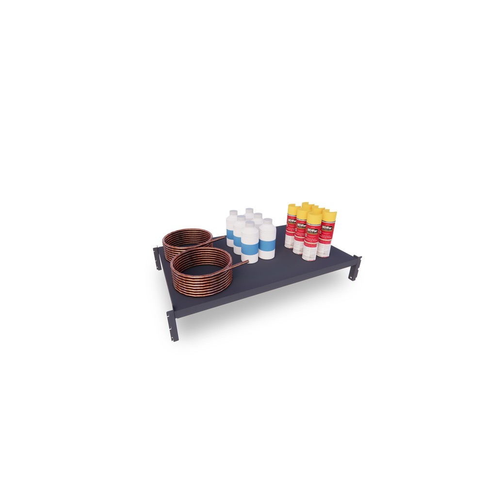Produktabbildung Nr. 3: ManOrga Fachbodenregal, AF, mit Stahlpaneelen, FL 500 kg, HxBxT 2.500 x 1.010 x 500 mm