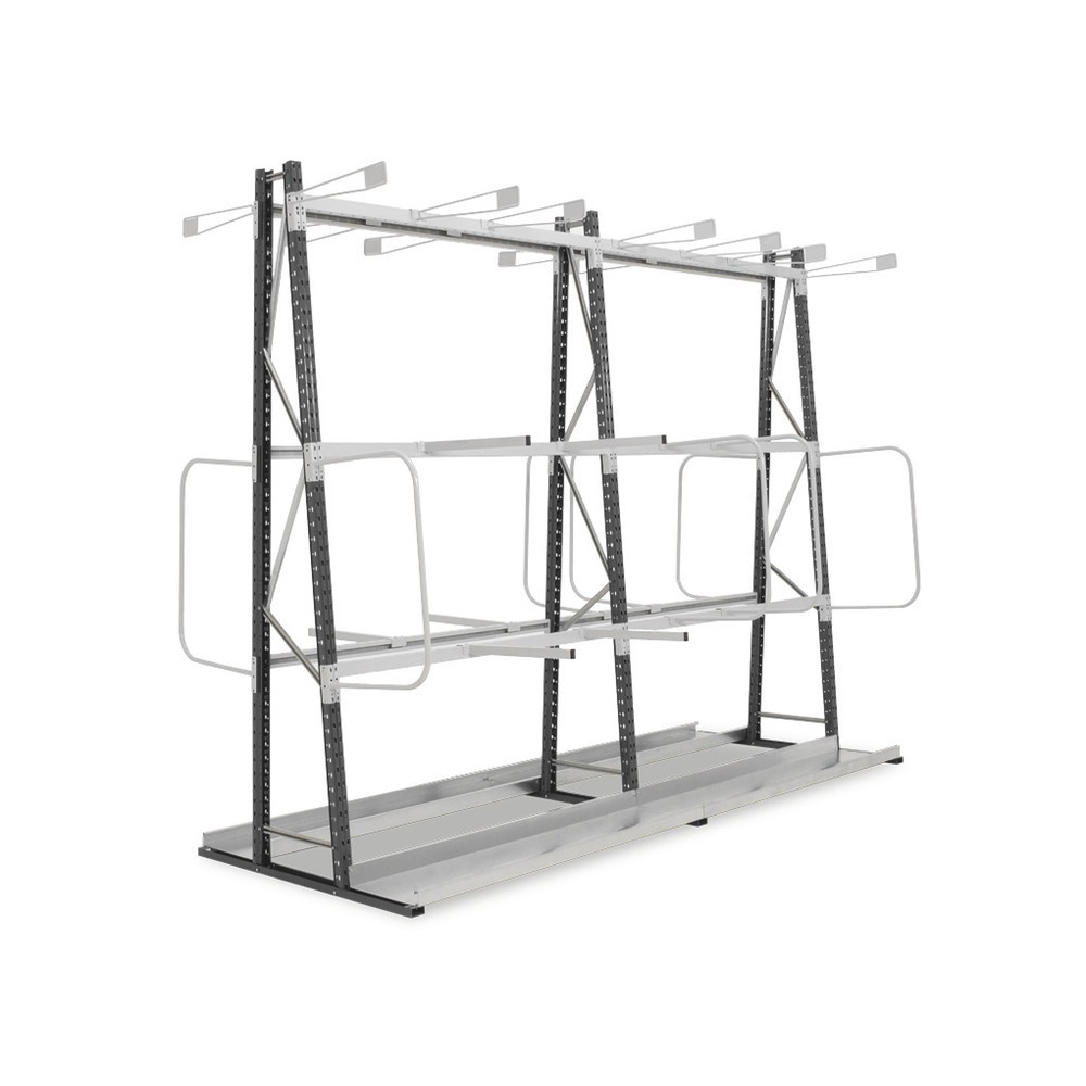 Číslo obrázku produktu 5: ManOrga Vertikální regál, jednostranný, přídavné pole, VxŠxH 2500 x 1500 x 340 mm