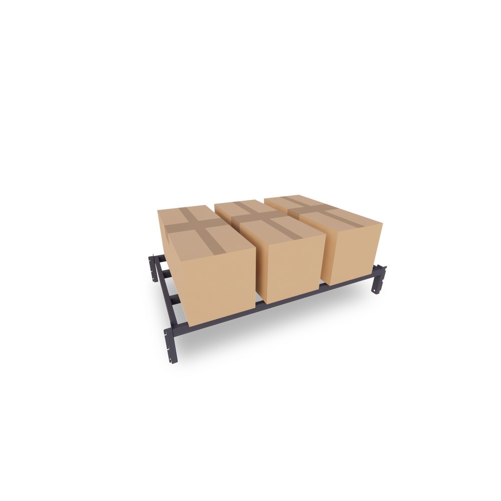 Productafbeelding nr. 2: ManOrga Legbord voor legbordrek, met legborden van buizenstaal, vaklast 500 kg, B x D 1.010 x 600 mm