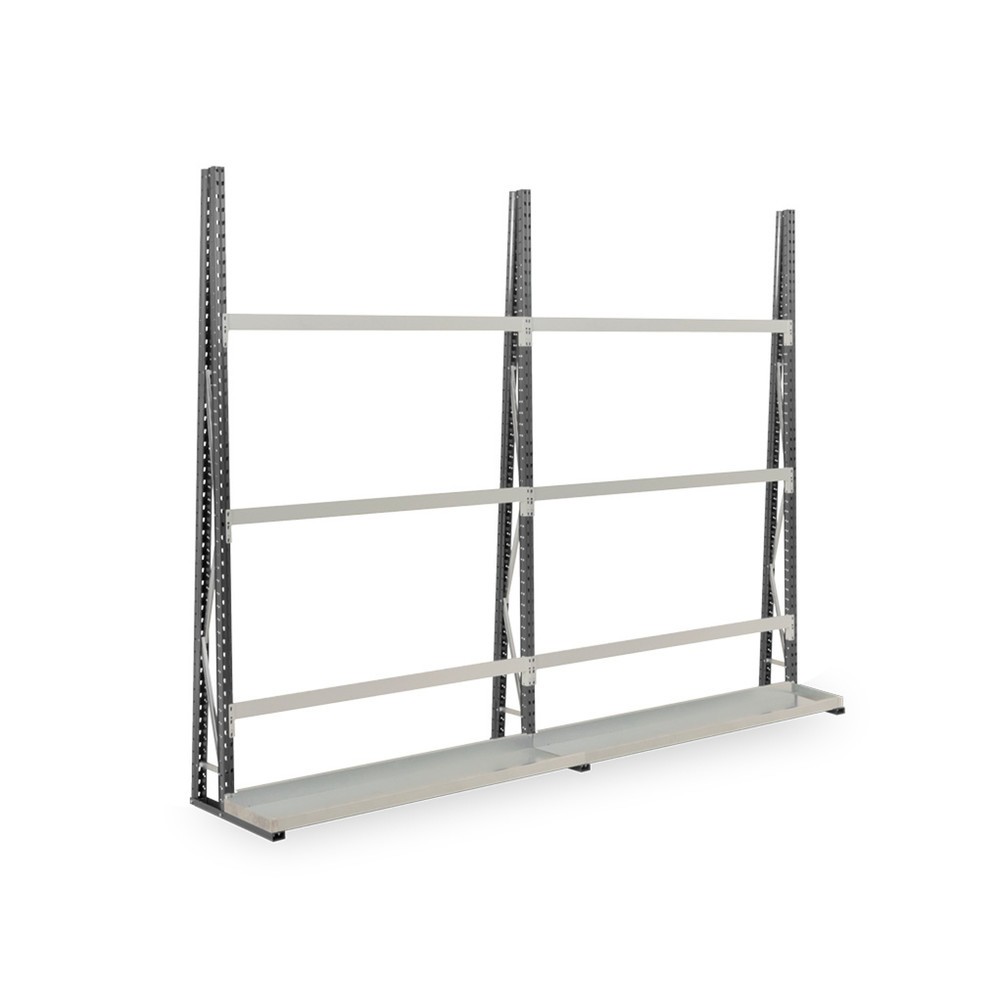 Obrázek produktu: ManOrga Vertikální regál, oboustranný, přídavné pole, VxŠxH 2500 x 1800 x 680 mm