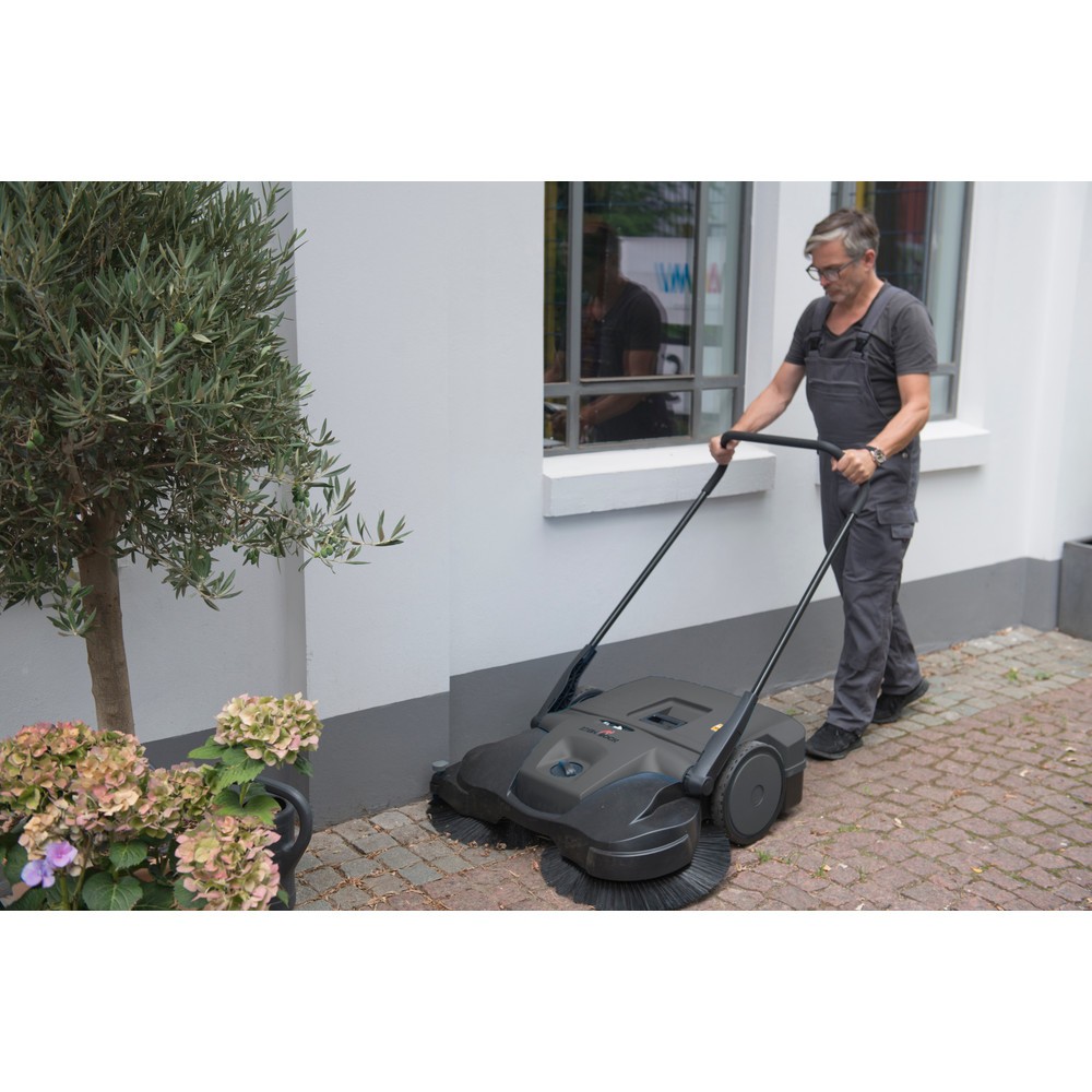 Číslo obrázka výrobku 7: Manuálny zametací stroj Steinbock® Turbo Premium, zametacia šírka 970 mm, RAL RAL 7016 cinzento antracite