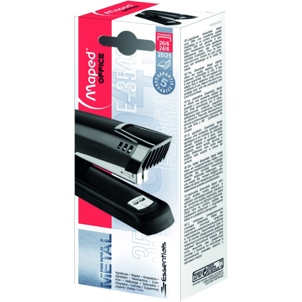 Produktabbildung Nr. 1: Maped Hefter ESSENTIALS METAL Half Strip