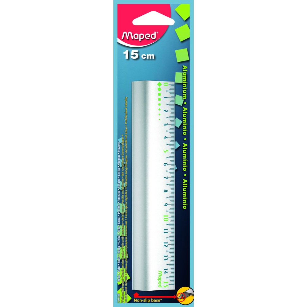 Produktabbildung Nr. 1: Maped Lineal ALUMINIUM 15 cm