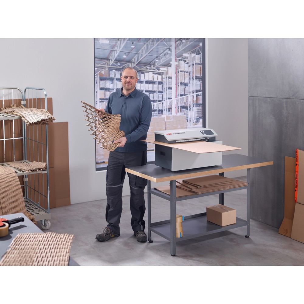 Número de imagen del producto 12: Máquina de acolchado y embalaje HSM ProfiPack C400, equipo de mesa