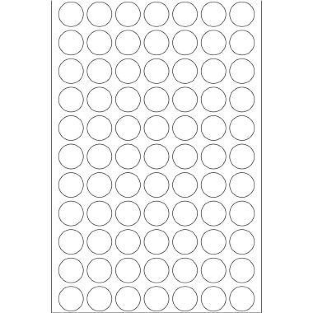 Produktabbildung: HERMA Markierungspunkt 2230 13mm Papier weiß 2.464 St./Pack.