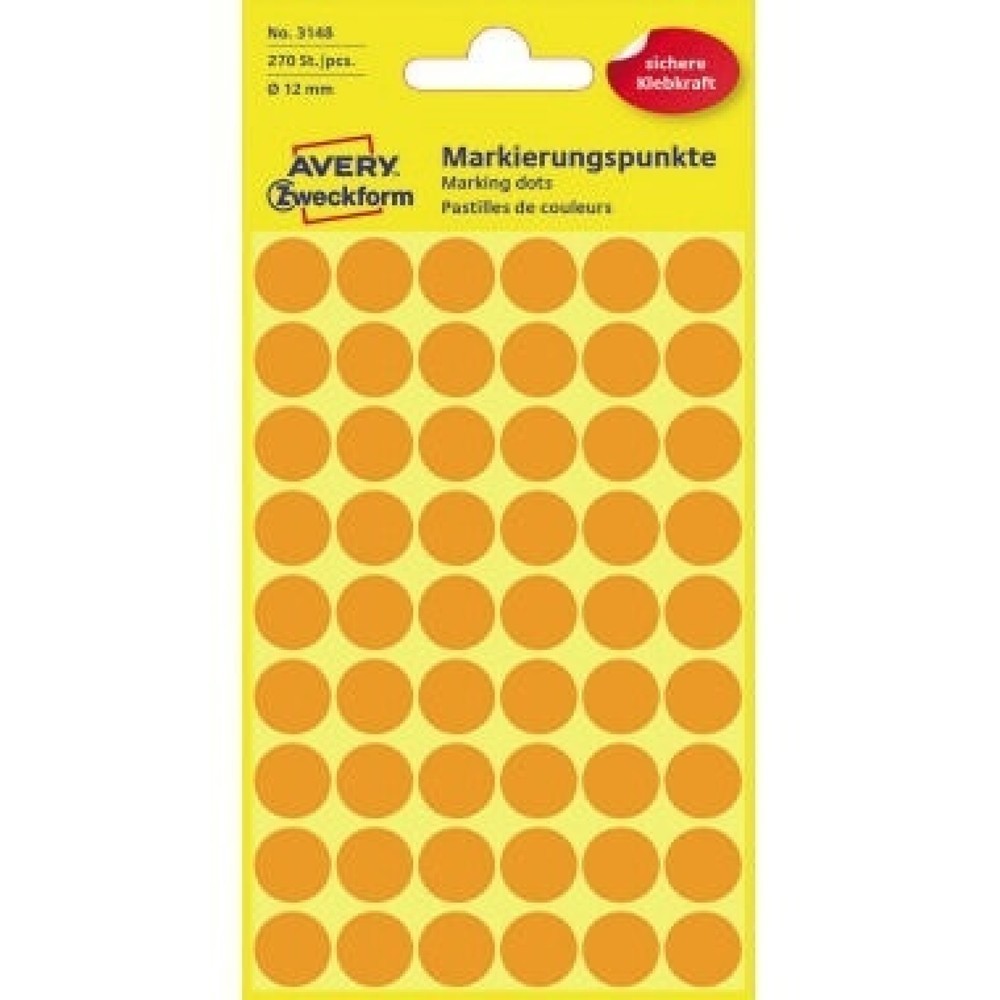 Produktabbildung Nr. 1: ZWF Markierungspunkt 3148 12mm 270St orange