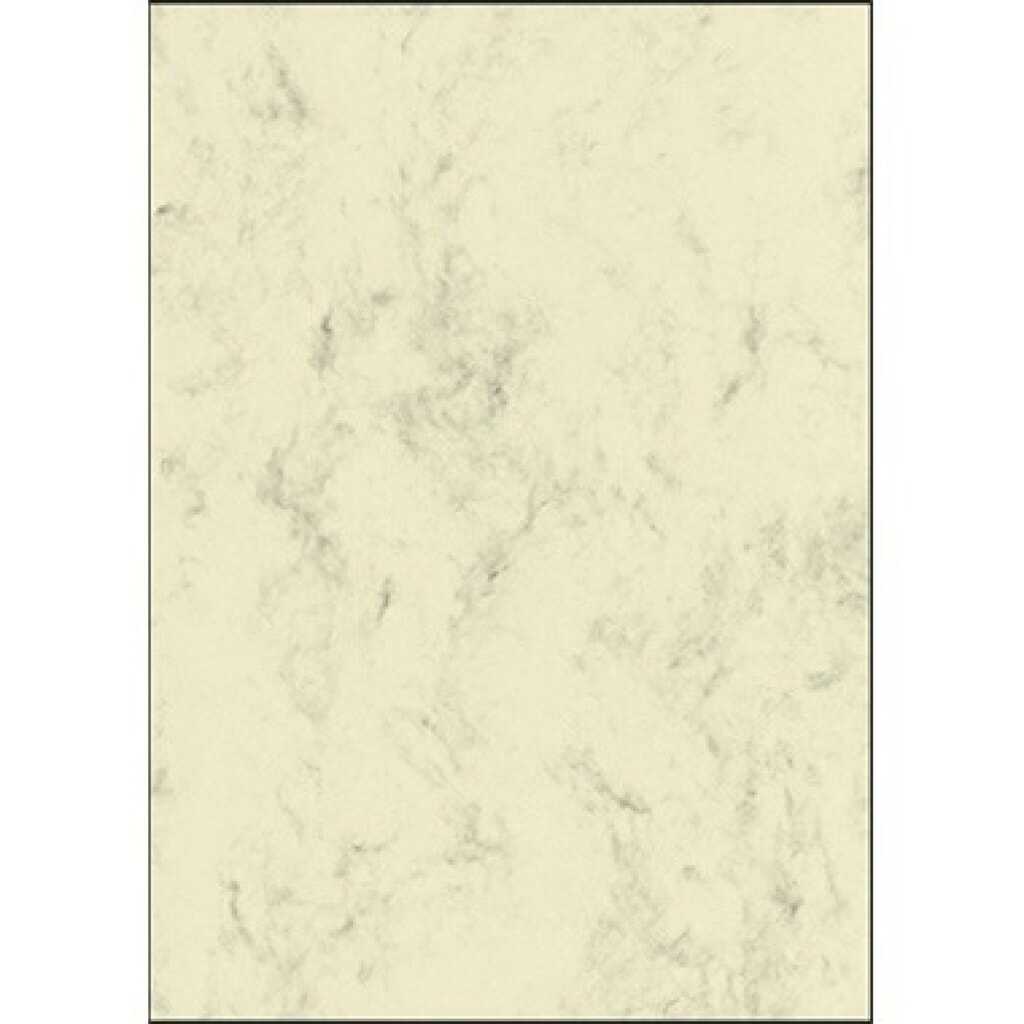 Produktabbildung Nr. 1: Sigel Marmorpapier DP397 DIN A4 200g beige 50 Bl./Pack.
