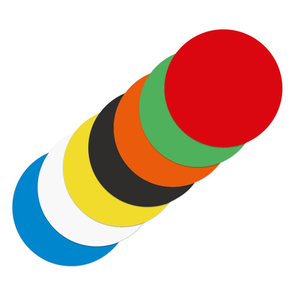 Illustration du produit: Marquages au sol, ronds, Ø 90 mm, jaunes