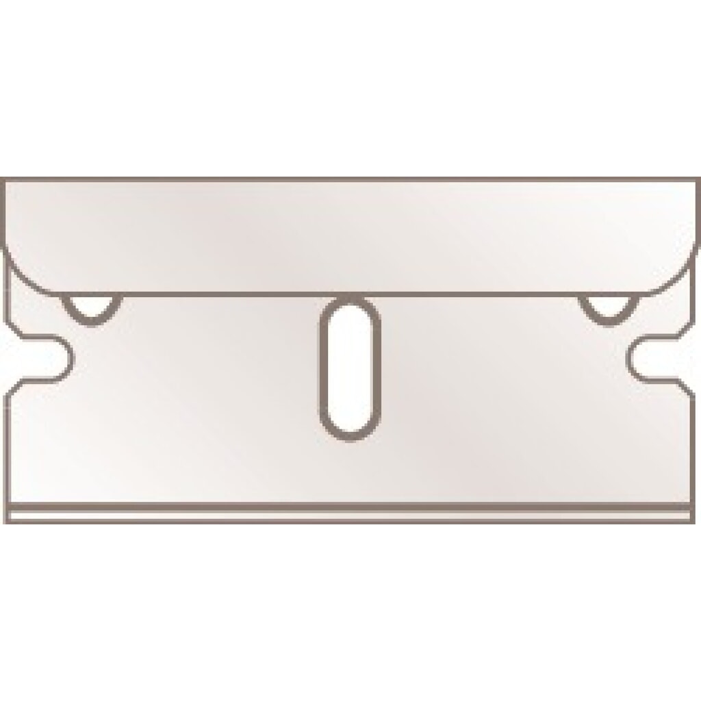 MARTOR® Bügelklinge Nr.44 L.39mm B.19,3mm S.0,3mm 10 Stück/Spender Produktabbildung: MARTOR® Bügelklinge Nr.44 L.39mm B.19,3mm S.0,3mm 10 Stück/Spender