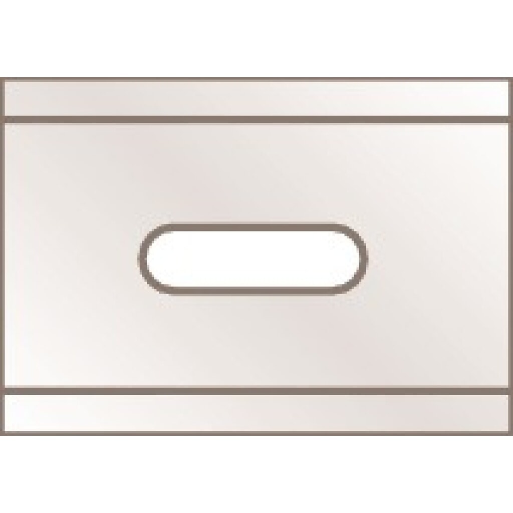 MARTOR® Industrieklinge Nr.92043 L.26mm B.18,5mm S.0,4mm 10St./Spender Produktabbildung: MARTOR® Industrieklinge Nr.92043 L.26mm B.18,5mm S.0,4mm 10St./Spender