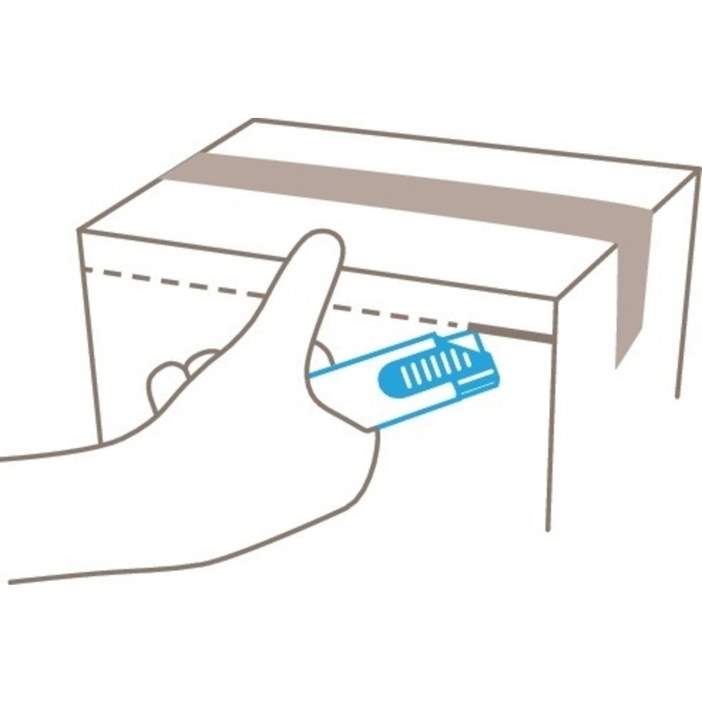 Produktabbildung Nr. 2: MARTOR® Sicherheitsmesser SECUNORM HANDY Nr.445 L.100mm B.7,8mm H.25,5mm Schnitt-T.8,5mm