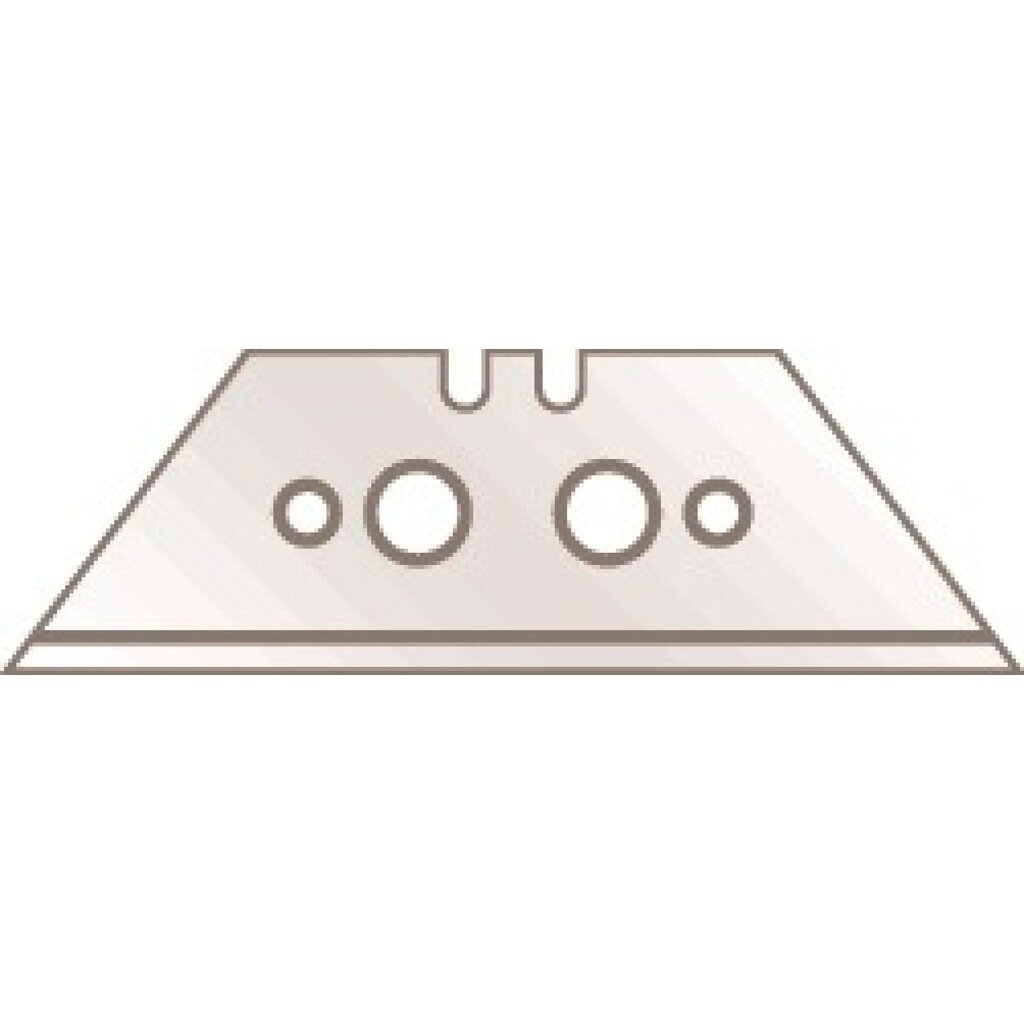 MARTOR® Trapezklinge Nr.99 L60xB19xS0,63mm m.Lochung 10 St./Spender Produktabbildung: MARTOR® Trapezklinge Nr.99 L60xB19xS0,63mm m.Lochung 10 St./Spender