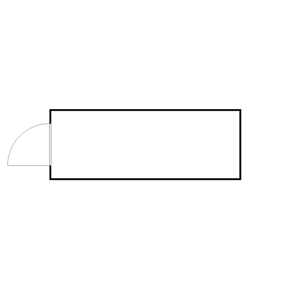 Productafbeelding nr. 2: FLADAFI® materiaalcontainer, geïsoleerd, 12 m², met houten vloer, hxbxd 2.405 x 6.080 x 2.170 mm, enkele draaideur, gecentreerd in de voorzijde
