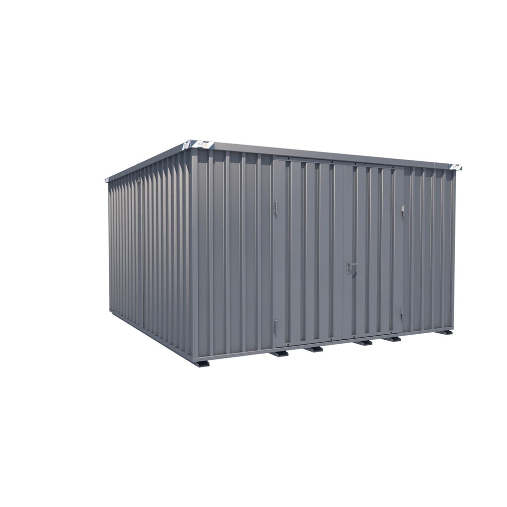BOS® Materialcontainer, zerlegt, Holzfußboden, verzinkt, HxBxT 2.445 x 4.200 x 4.100 Produktabbildung: BOS® Materialcontainer, zerlegt, Holzfußboden, verzinkt, HxBxT 2.445 x 4.200 x 4.100