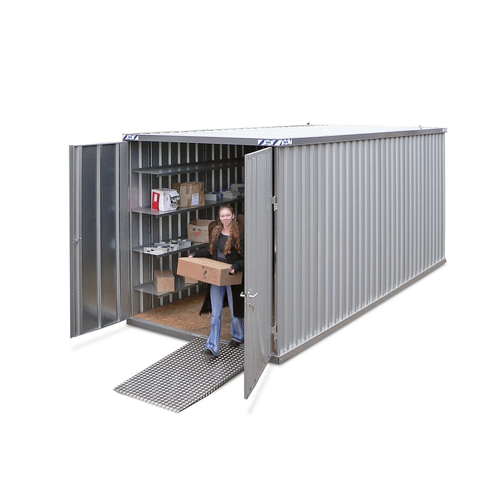 Produktabbildung Nr. 2: Materialcontainer, verzinkt, HxBxT 2.445 x 2.300 x 3.100 mm