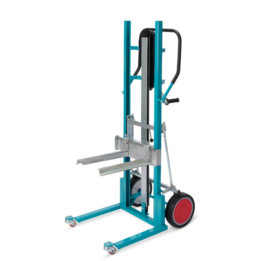 Produktabbildung Nr. 2: Materialheber Ameise® mit Gabelzinken, Tragkraft 250 kg, Vollgummi-Bereifung