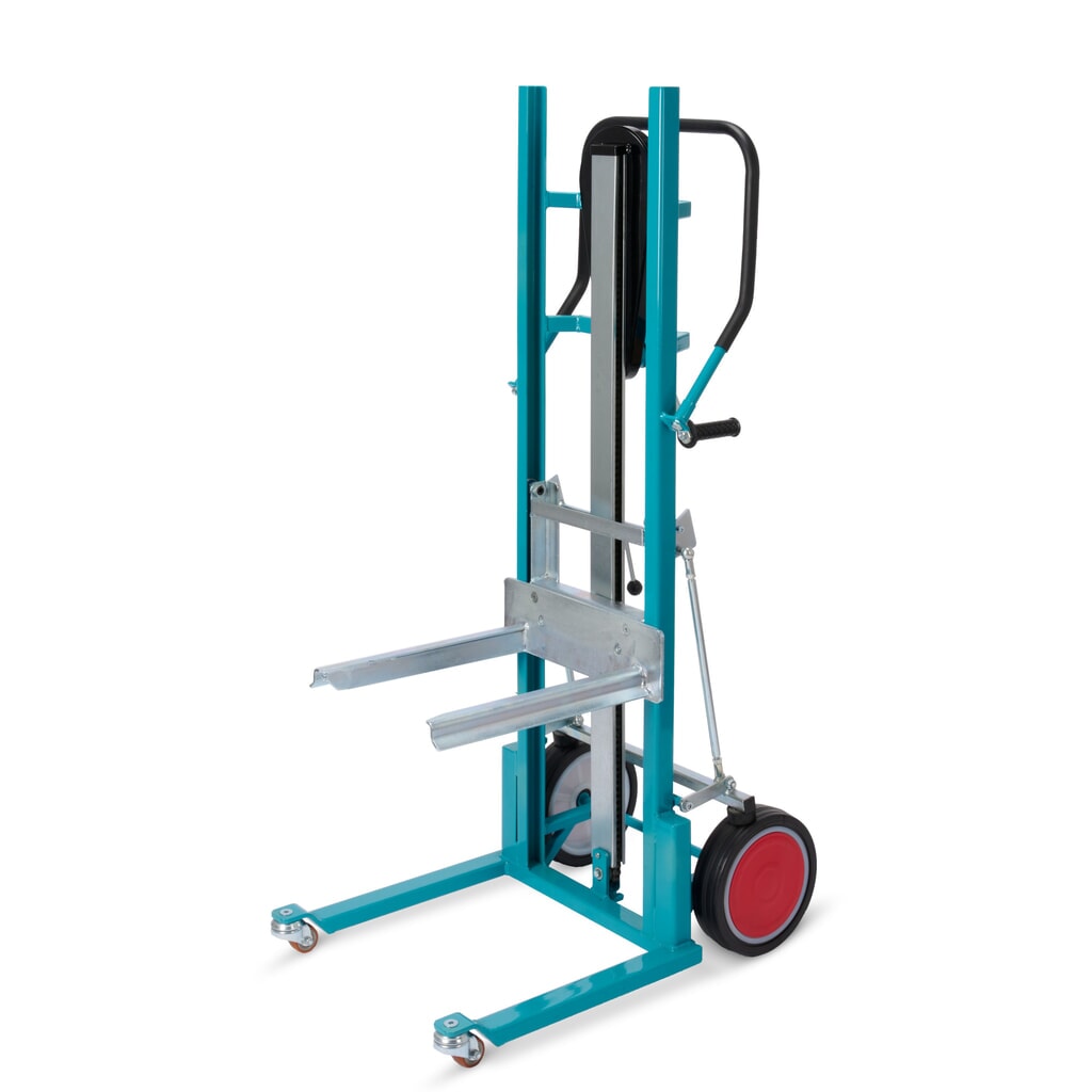 Produktabbildung: Hebelift Ameise® mit Gabelzinken, Tragkraft 250 kg, Vollgummi-Bereifung