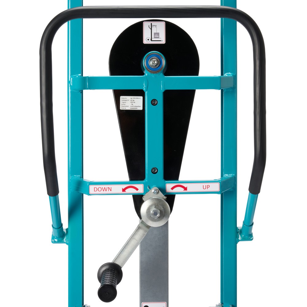 Produktabbildung Nr. 7: Materialheber Ameise® mit Gabelzinken, Tragkraft 250 kg, Vollgummi-Bereifung