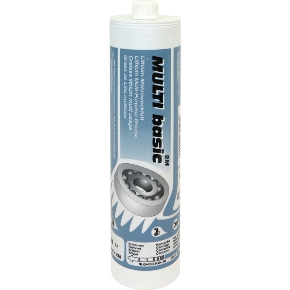 Produktabbildung: MATO Lithiummehrzweckfett Lube-Shuttle® MULTI basic 2M, 500 g hell