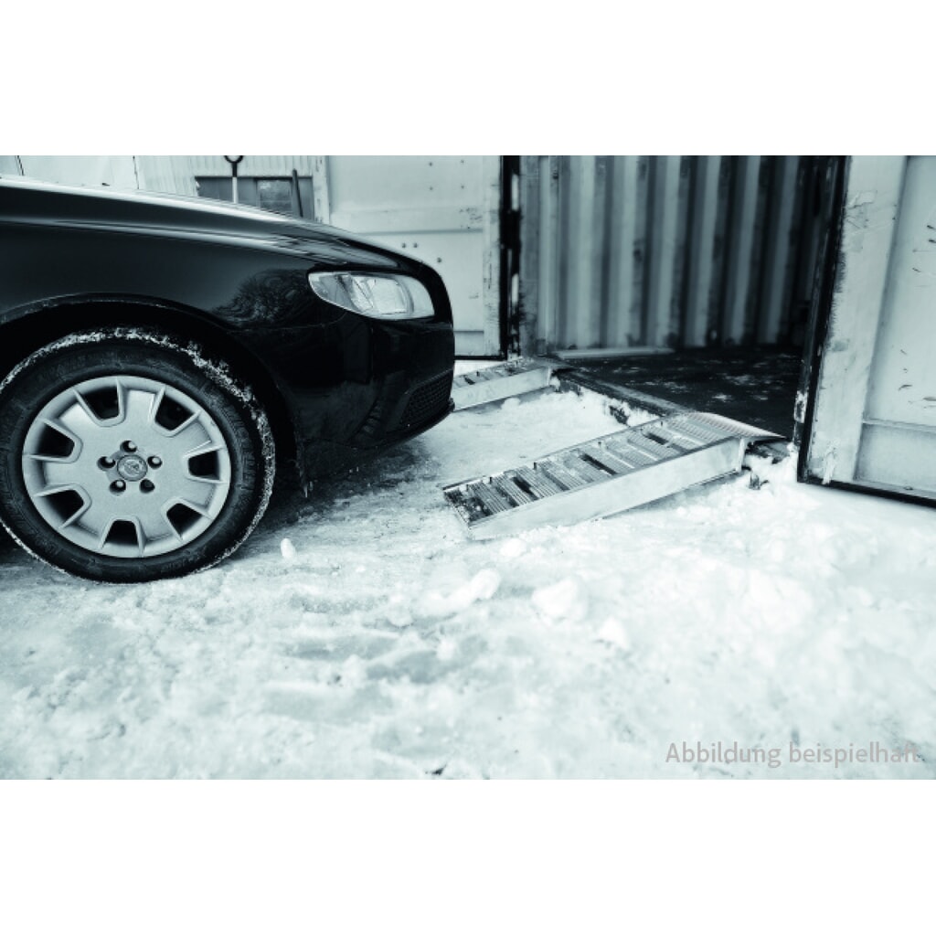 Produktabbildung: MAUDERER® Verladeschienen BO, für Container Anfahrt, Tragkraft/Paar 3.000 kg, LxB 1.000 x 350 mm