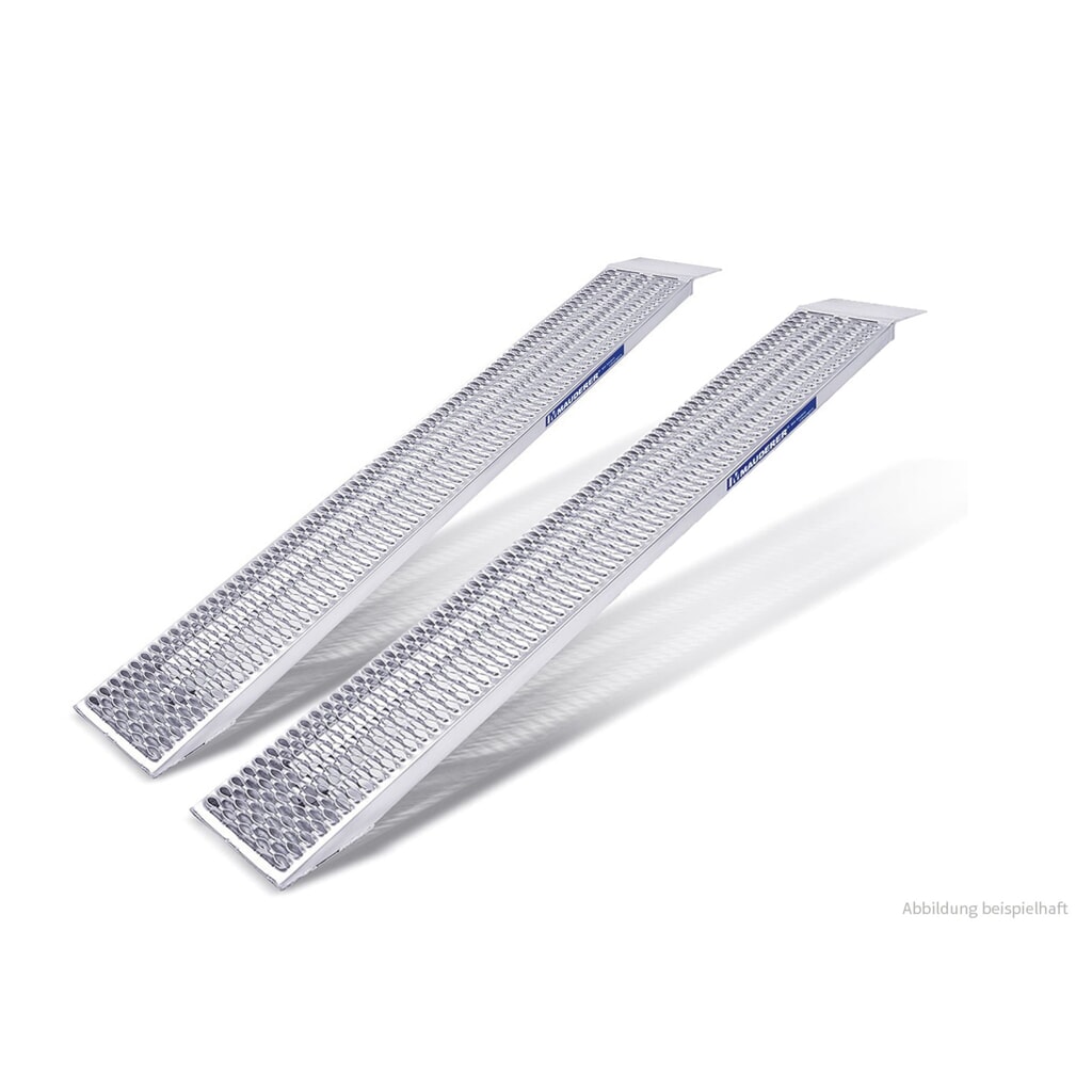 Produktabbildung: MAUDERER® Verladeschienen SuperGrip SGV, höchste Rutschfestigkeit, für leichte bis mittelschwere Ladegüter, Tragkraft/Paar 1.200 kg, LxB 2.000 x 310 mm