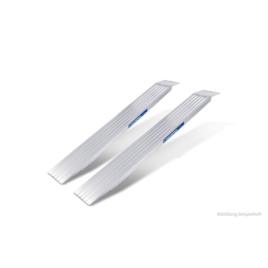 MAUDERER® Verladeschienen, SuperLeicht CO, für mittelschwere Ladegüter, Tragkraft/Paar 2.200 kg, LxB 1.000 x 250 mm Produktabbildung: MAUDERER® Verladeschienen, SuperLeicht CO, für mittelschwere Ladegüter, Tragkraft/Paar 2.200 kg, LxB 1.000 x 250 mm