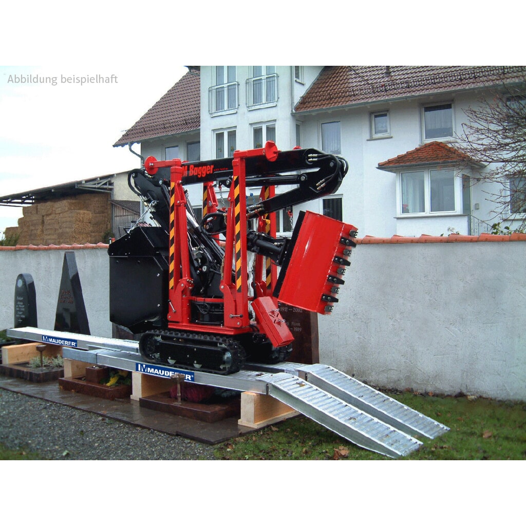 Produktabbildung: MAUDERER® Verladebrücke RTO, zur horizontalen Überbrückung, Tragkraft/Paar 2.800 kg, LxB 2.500 x 550 mm
