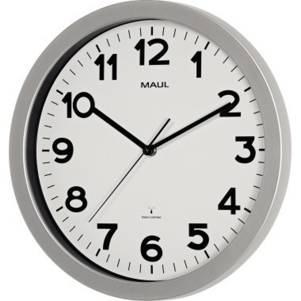 Produktabbildung Nr. 1: MAUL Wanduhr MAULstep 90535-95 35cm weiß