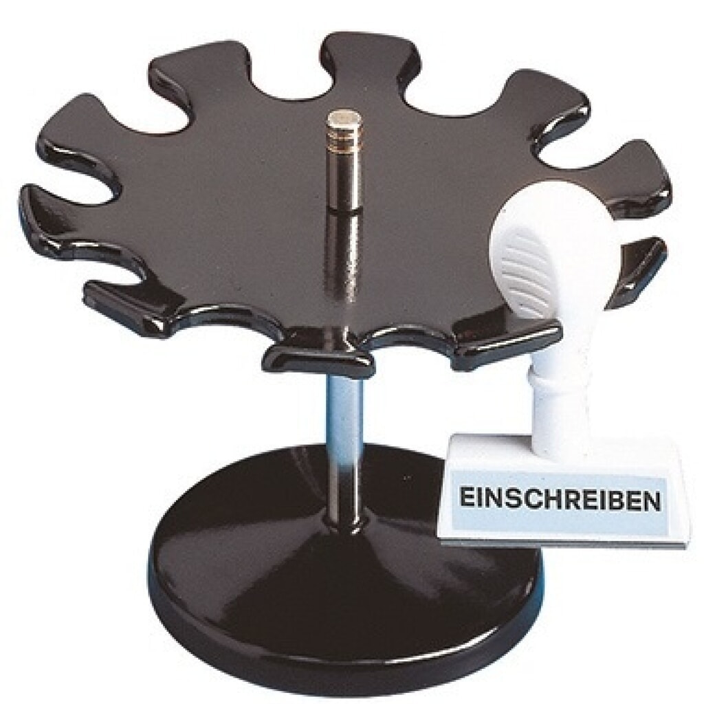 MAUL Stempelträger 5101090 140x100x140mm 10er sw Produktabbildung: MAUL Stempelträger 5101090 140x100x140mm 10er sw