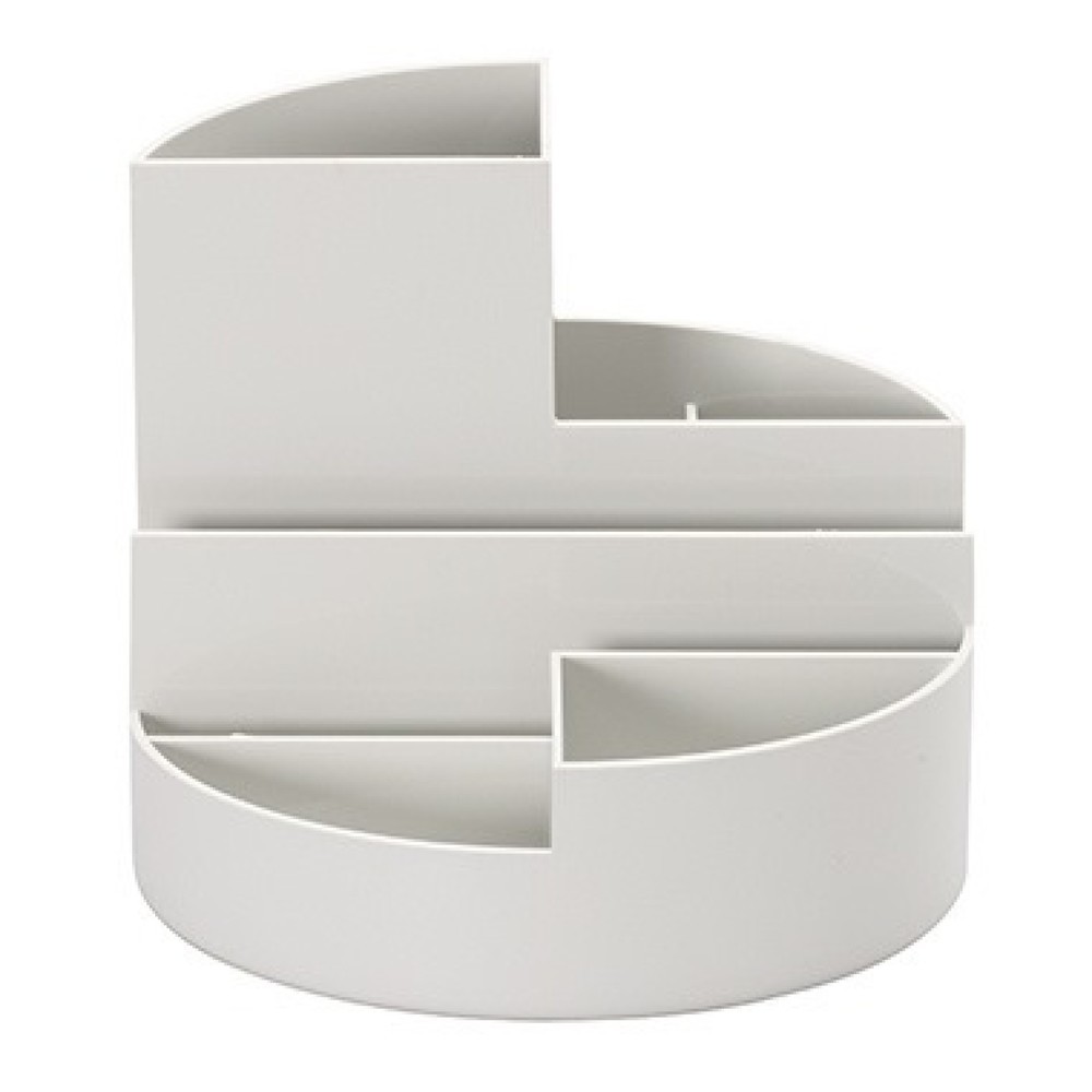 Produktabbildung: MAUL Stifteköcher 4117682 rund 6Fächer Kunststoff grau