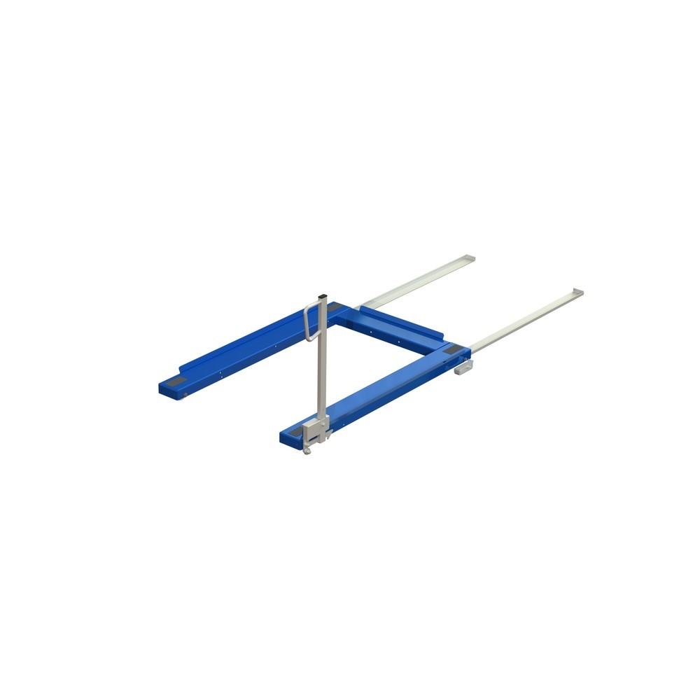 Zdjęcie produktu nr 1: Urządzenie do wysuwania palet, model podłogowy, udźwig 800 kg, głębokość wysuwu 85%, z uchwytem typu Easy Action 700 mm