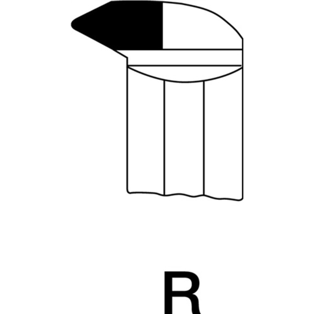 N° de l'image du produit 2 : Outil à charioter pour filetage intér. 12 x 12 mm à droite 60 degr. WILKE