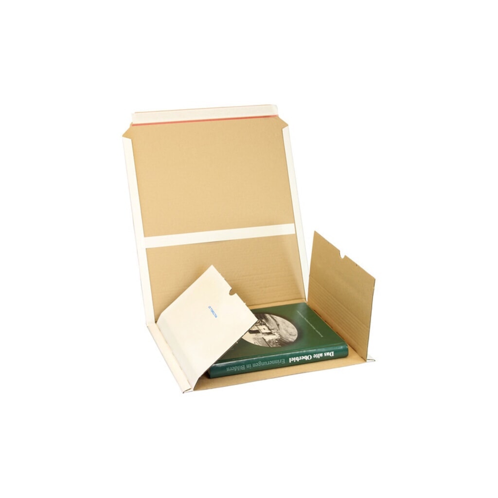 Medienverpackung Multiwell, 380 x 290 x 17 - 80 mm, weiß, DIN B4 Produktabbildung: Medienverpackung Multiwell, 380 x 290 x 17 - 80 mm, weiß, DIN B4