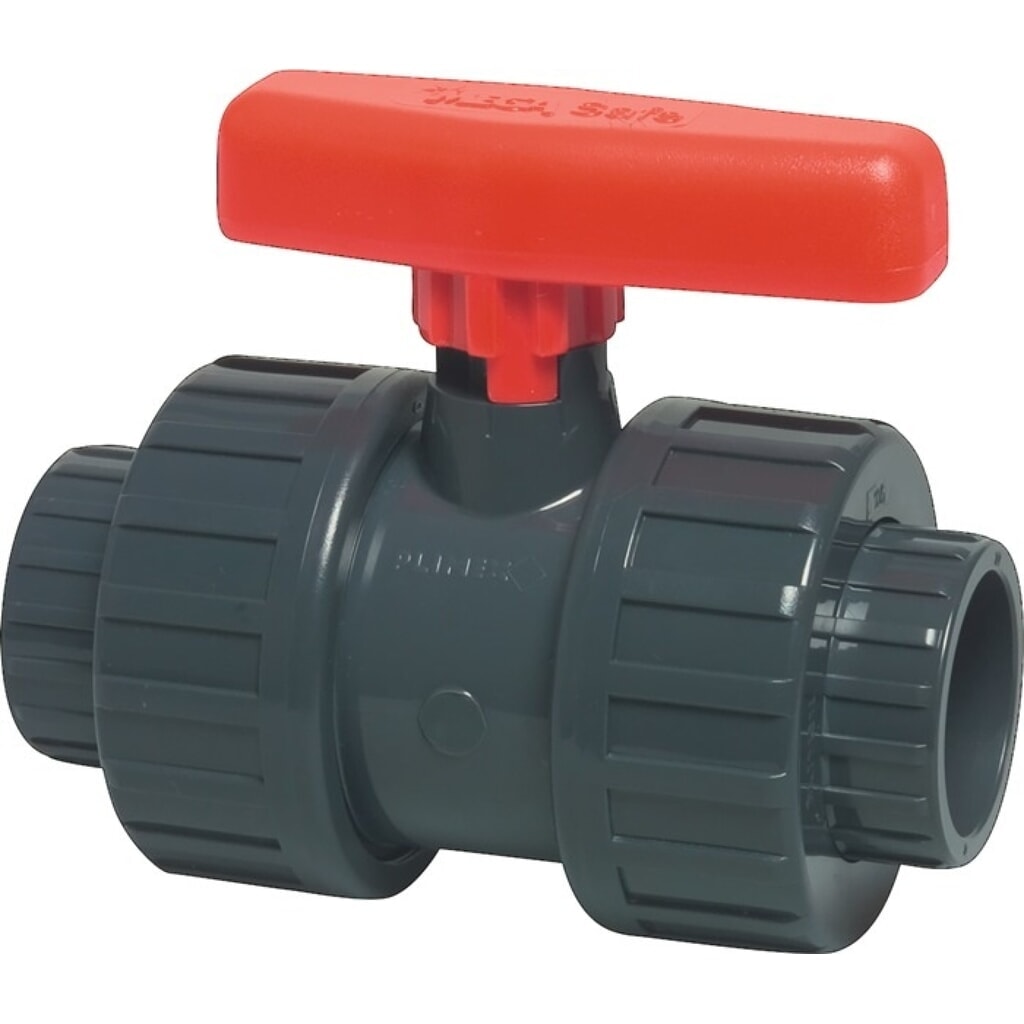 MEGA Kugelhahn Safe 600, PVC-UIG Nenngröße mm 50 Produktabbildung: MEGA Kugelhahn Safe 600, PVC-UIG Nenngröße mm 50