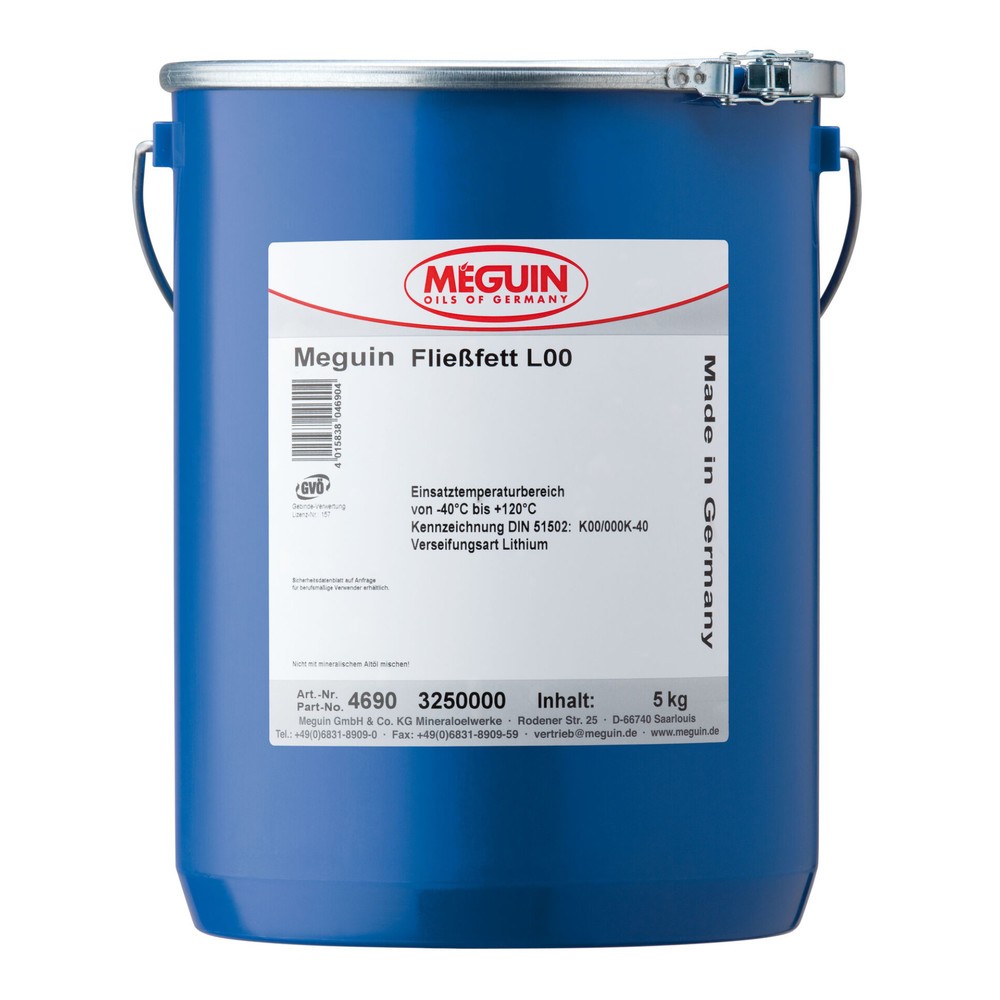 Produktabbildung: MEGUIN  Fließfett L00 5 kg