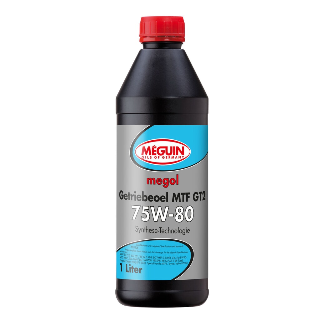 MEGUIN Getriebeoel MTF GT2 75W-80 1 l Produktabbildung: MEGUIN Getriebeoel MTF GT2 75W-80 1 l