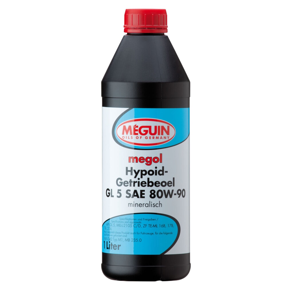 MEGUIN Hypoid-Getriebeoel GL 5 SAE 80W-90 1 l Produktabbildung: MEGUIN Hypoid-Getriebeoel GL 5 SAE 80W-90 1 l
