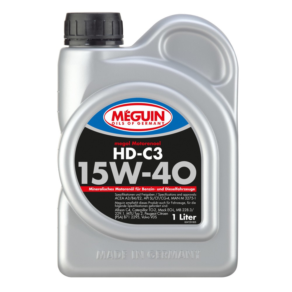 Produktabbildung: MEGUIN Motorenoel HD-C3 SAE 15W-40 1 l