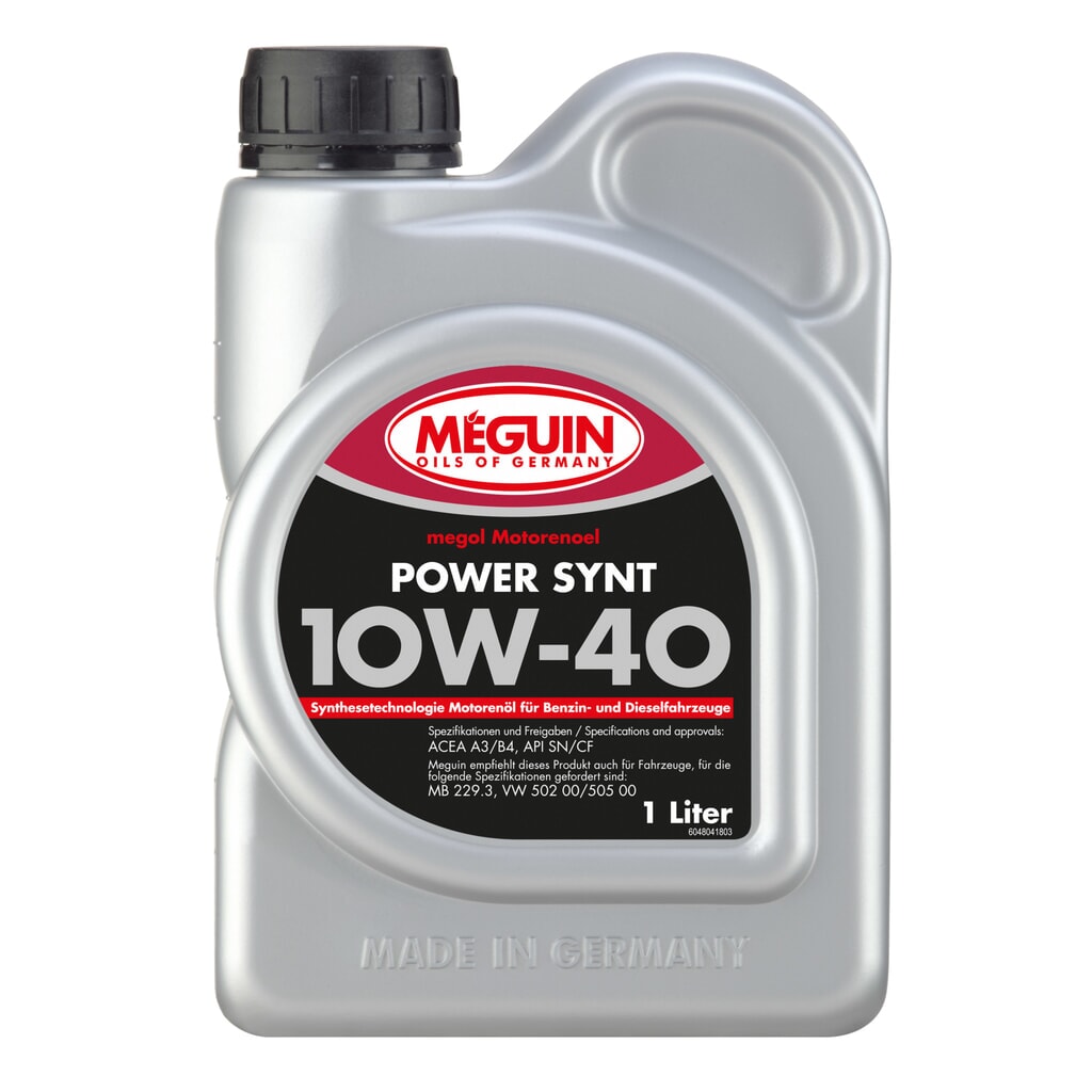 Produktabbildung: MEGUIN Motorenoel Power Synt SAE 10W-40 1 l