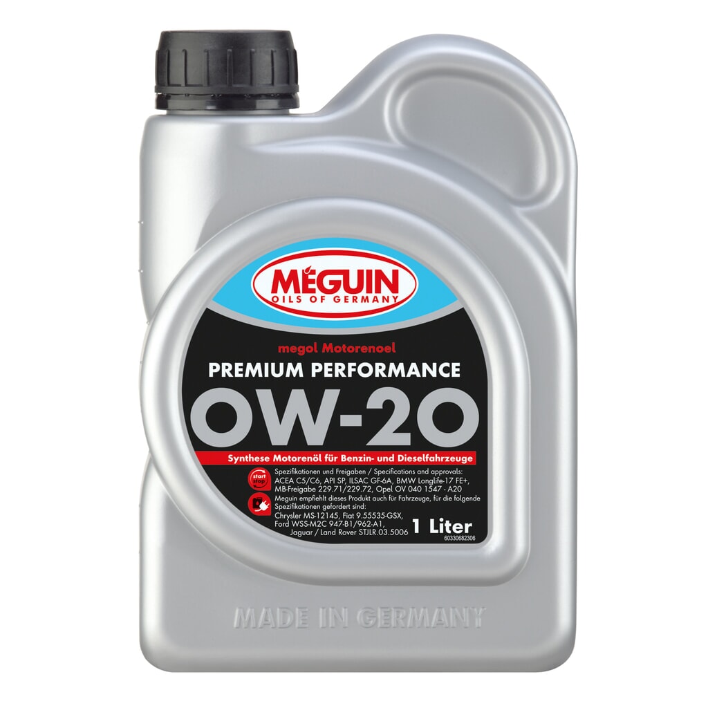 MEGUIN Motorenöl Premium Performance SAE 0W 20 1 l Produktabbildung: MEGUIN Motorenöl Premium Performance SAE 0W 20 1 l