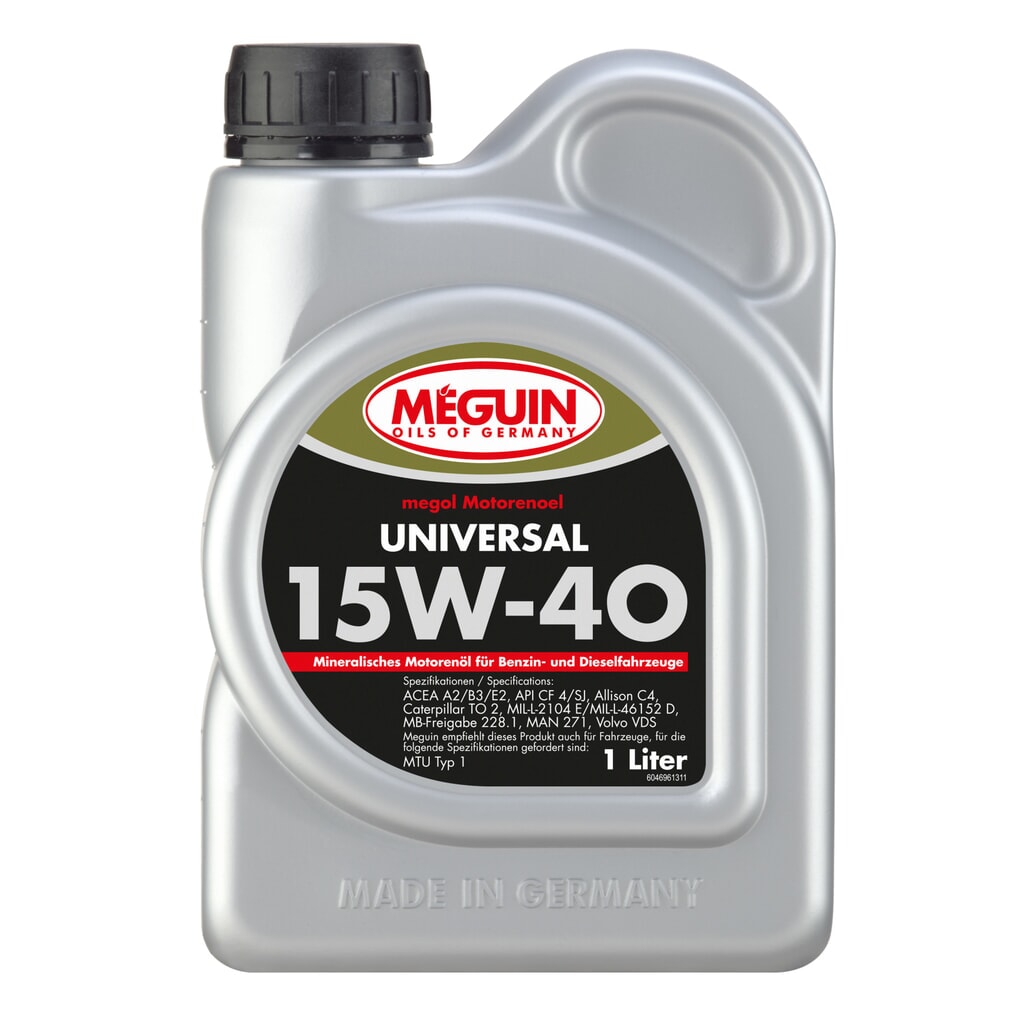 MEGUIN Motorenoel Universal SAE 15W-40 1 l Produktabbildung: MEGUIN Motorenoel Universal SAE 15W-40 1 l